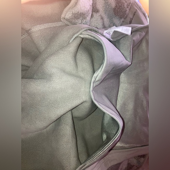 NWT Eddie Bauer All Over Print Sherpa Full Zip Fleece Lined Turtleneck - Picture 6 of 9